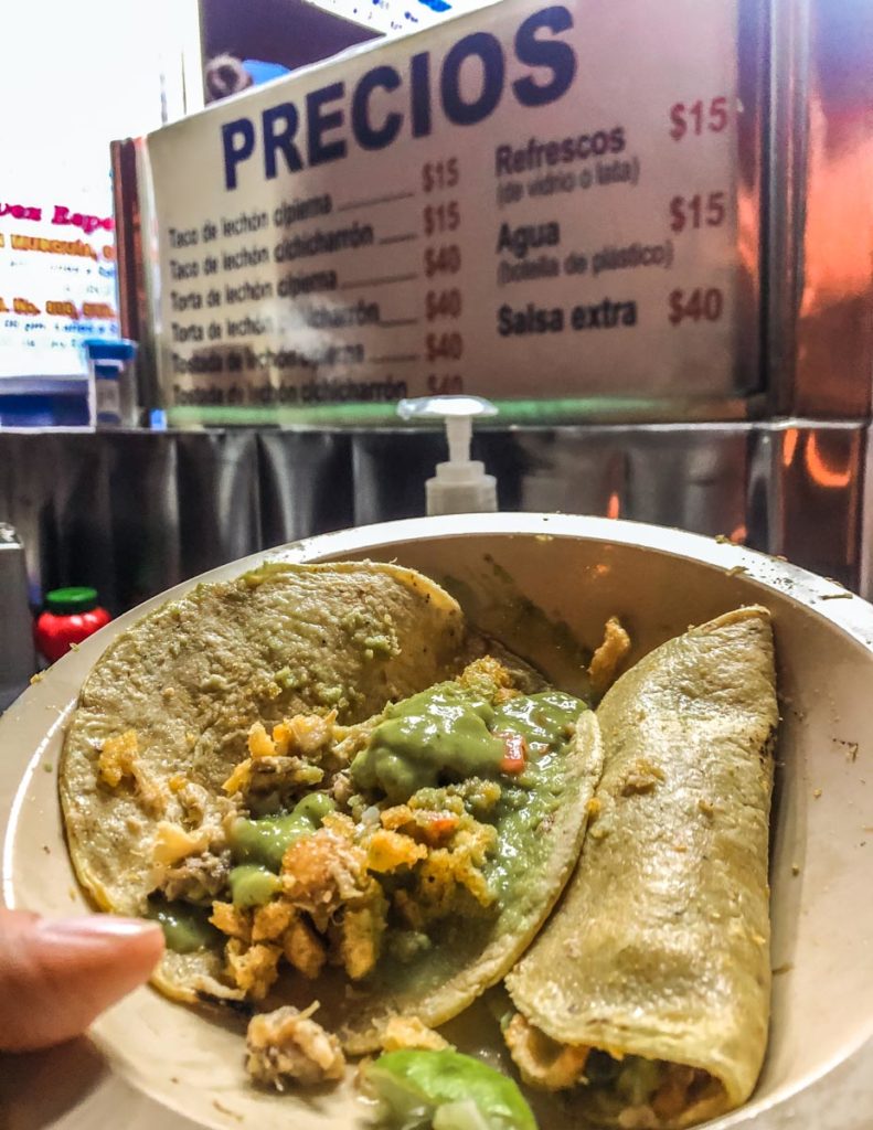 lechoncito de oro best tacos must eats in oaxaca Brooklyn Tropicali