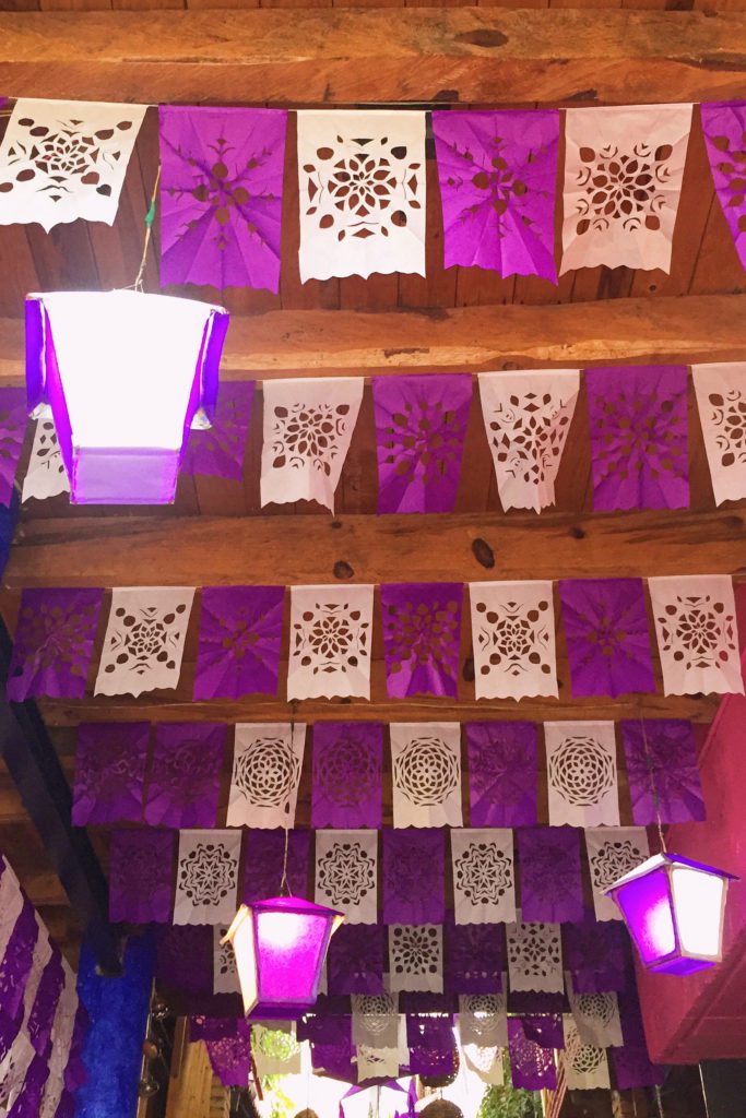 Papel Picado in Tepoztlan, Mexico
