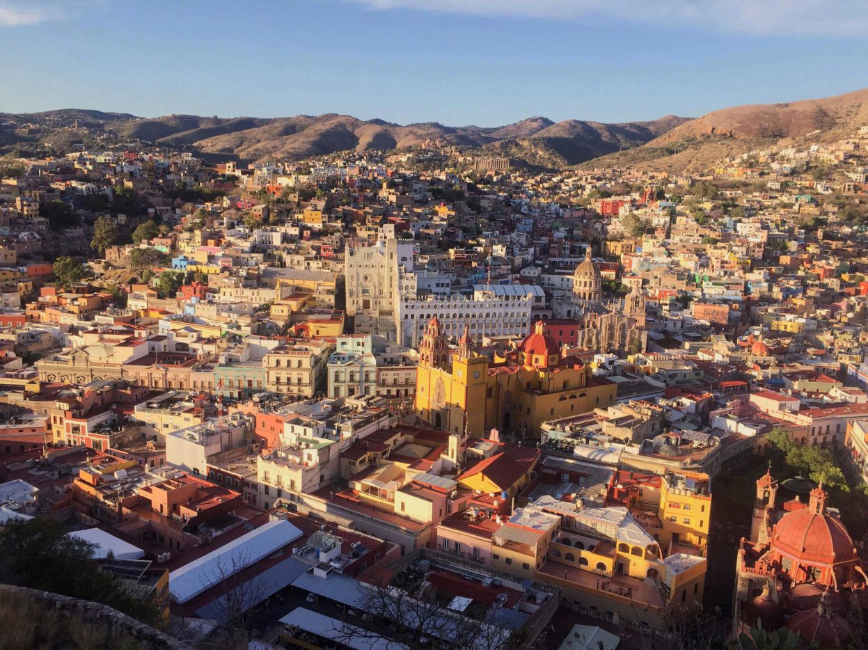 Guanajuato, Mexico city view