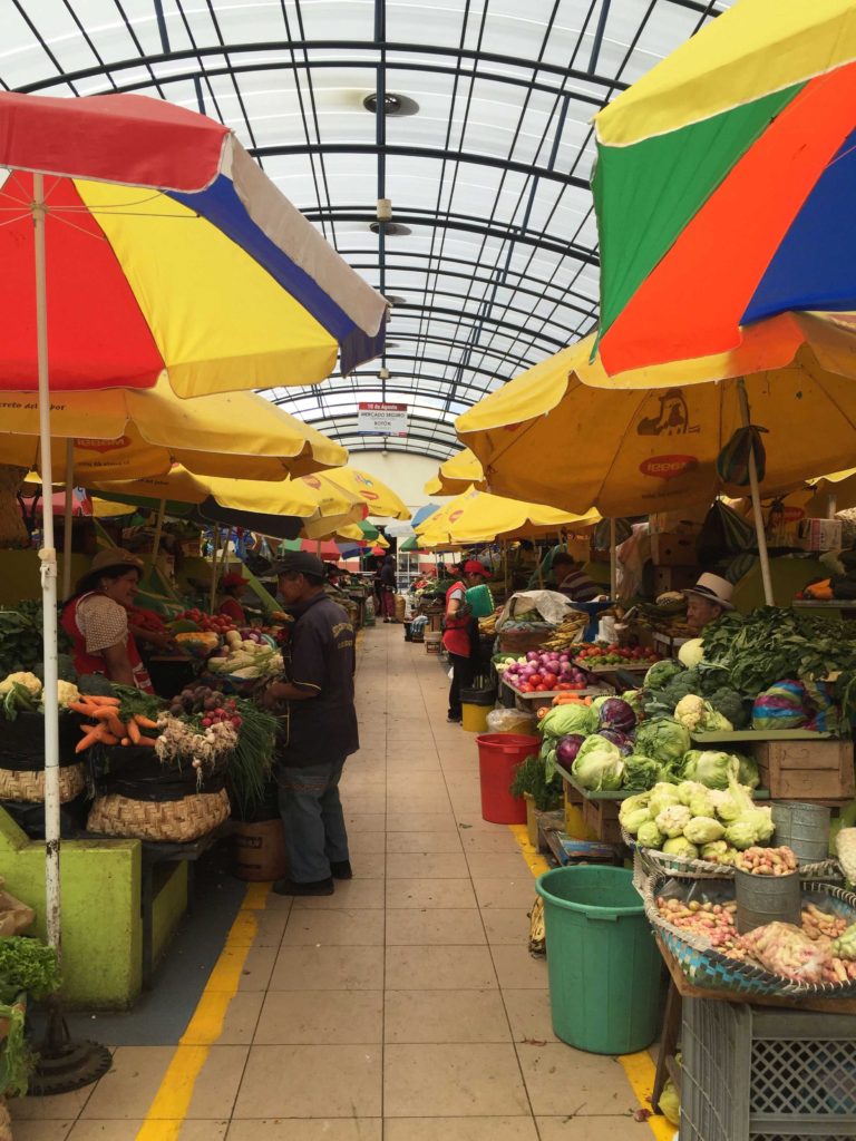 Market in Cuenca, Ecuador