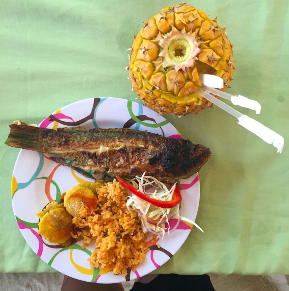 Fish plate or plato de pescado