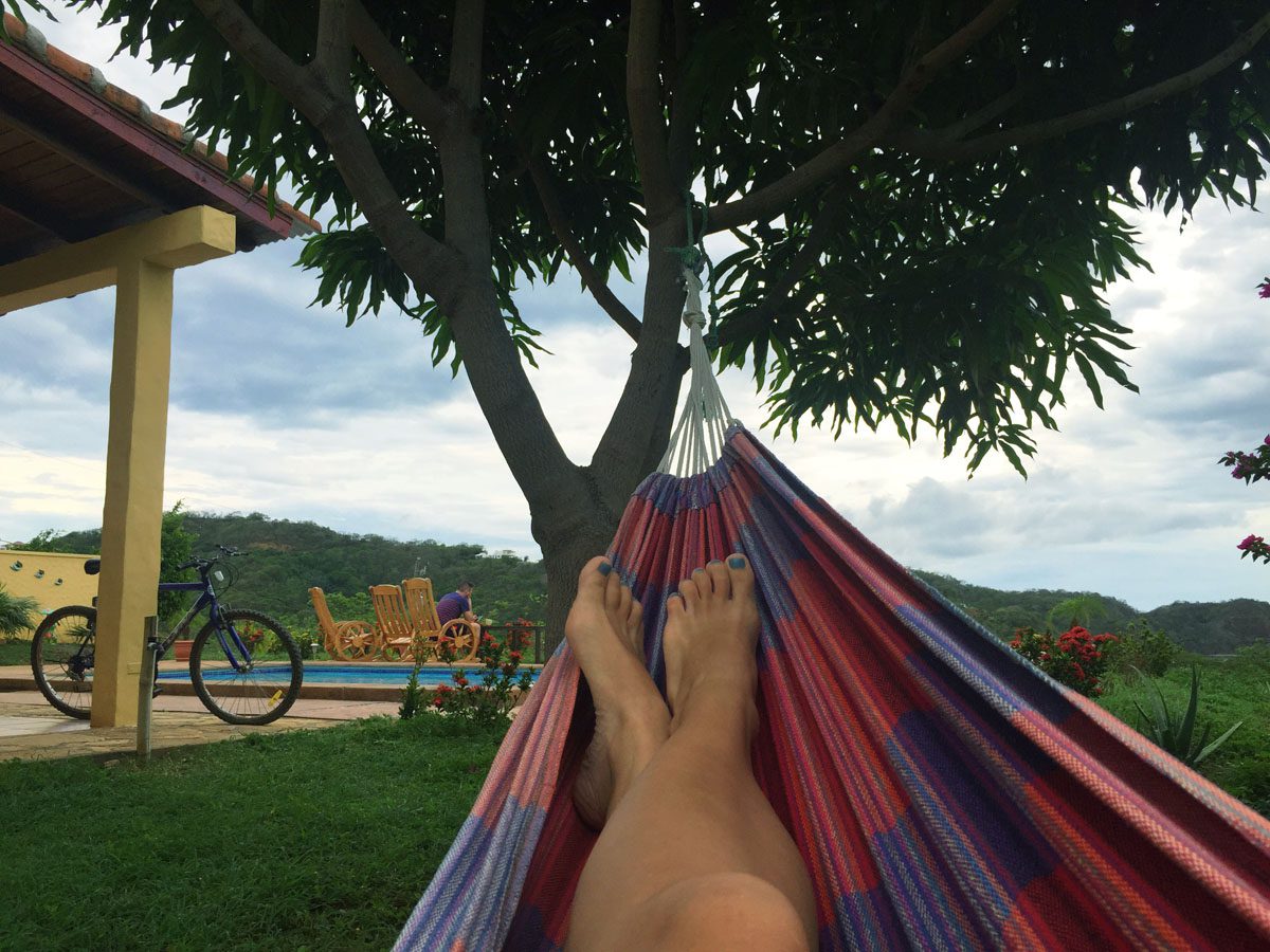 Hammock break in San Juan del Sur.