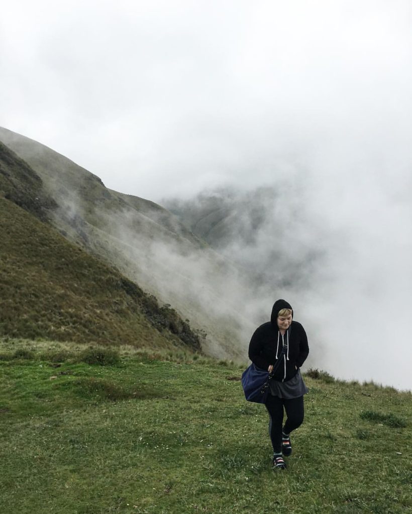 Exploring Volcan Pinchichu just outside of Quito, Ecuador.