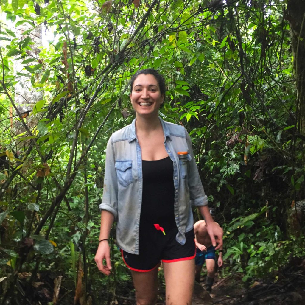 Hiking in the Amazon Jungle, Tena, Ecuador, Julia