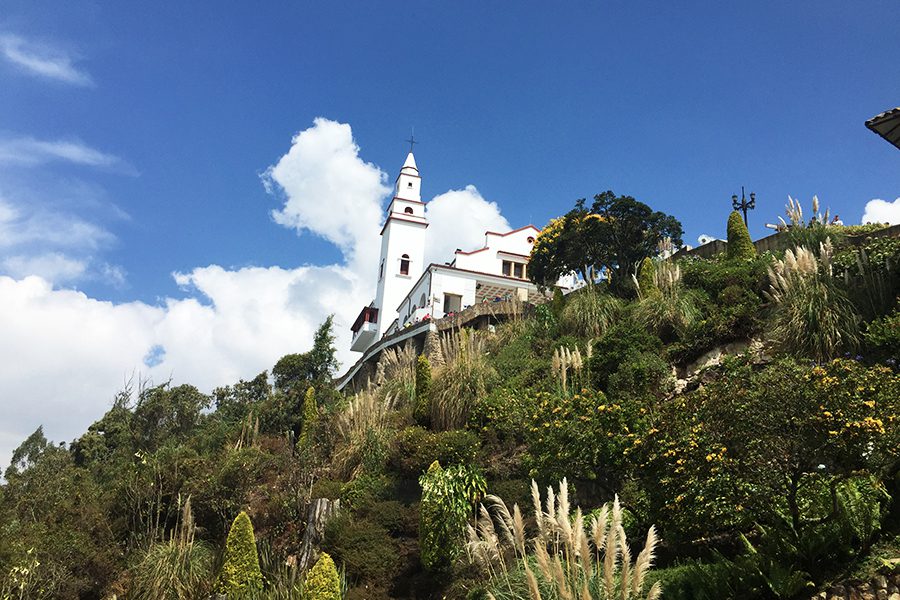 Monserrate church Bogota Colombia