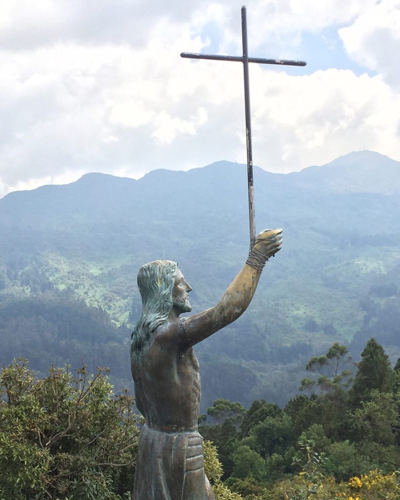 Cross on Monserrate Bogota Colombia Cross on Monserrate Bogota Colombia
