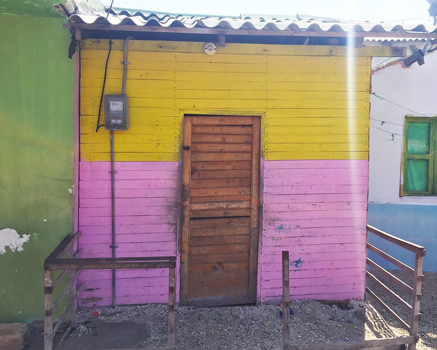 Door in Santa Cruz, San Bernardo Islands, Colombia