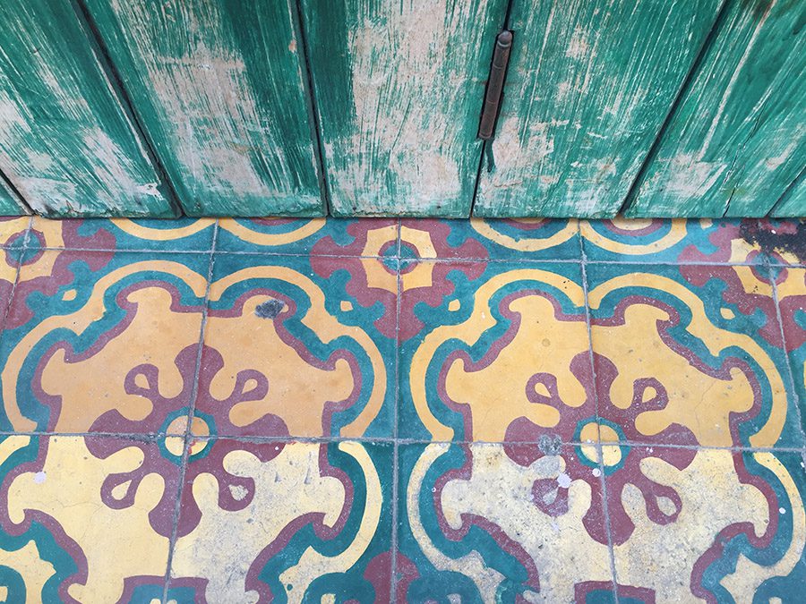 Floor in Cartagena Colombia Floor in Cartagena Colombia