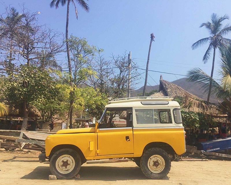 Jeep in Taganga, Colombia