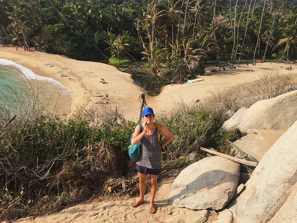 Justin at Parque Tayrona, Colombia