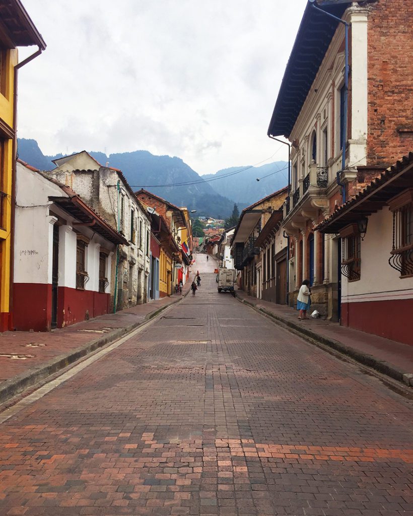 street in la candelaria bogota