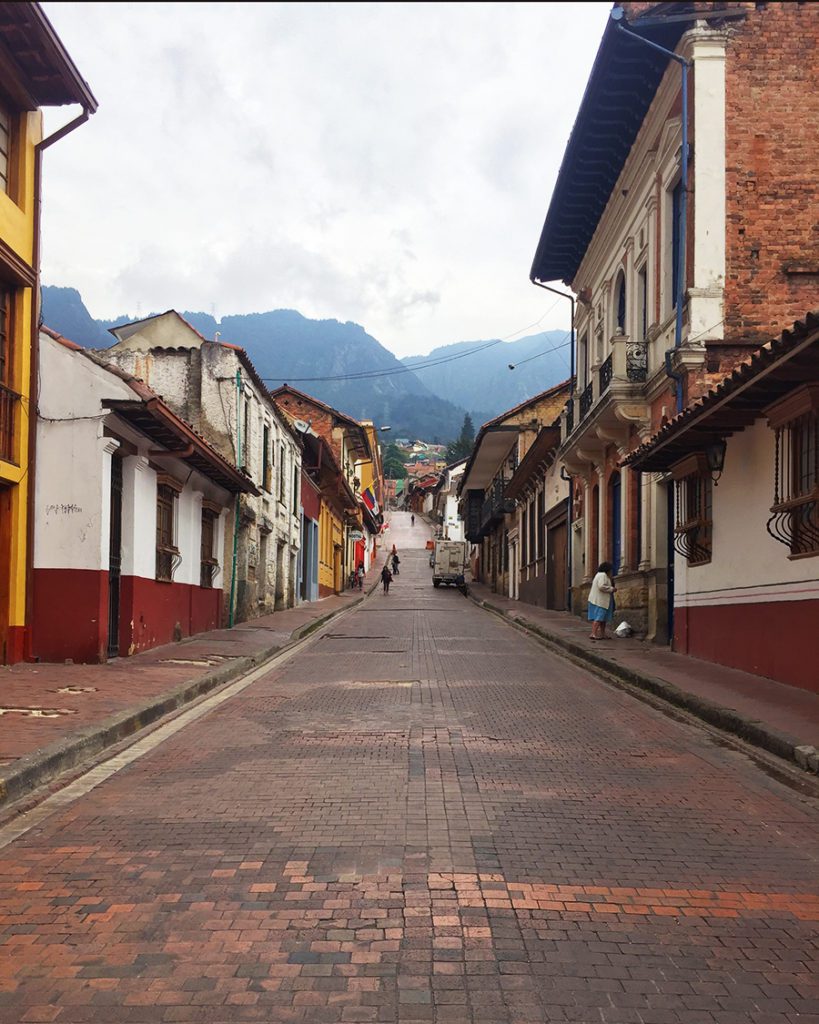 Street in La Candelaria Bogota