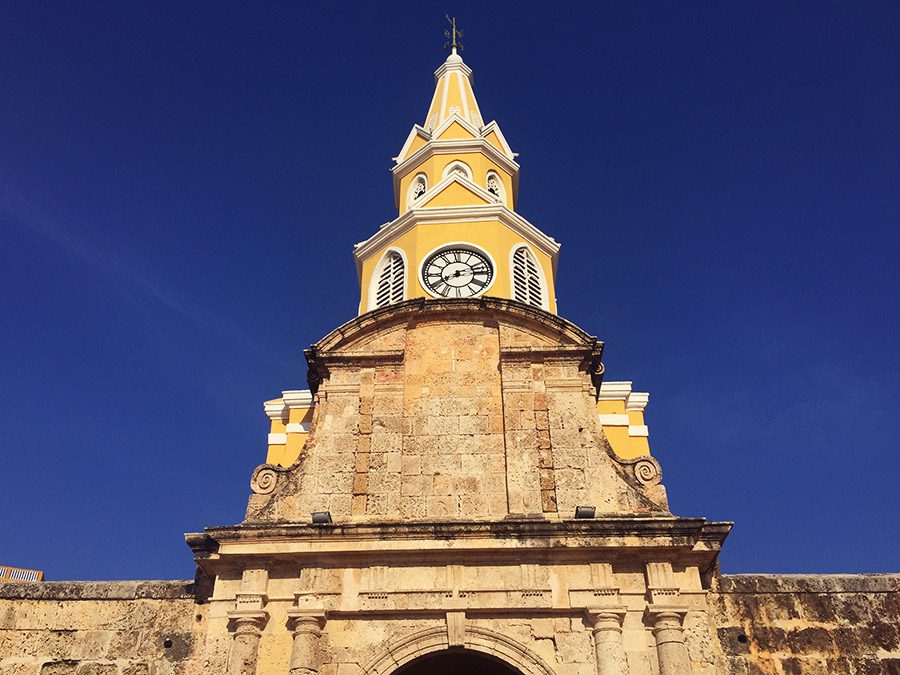 Wall in Cartagena Colombia