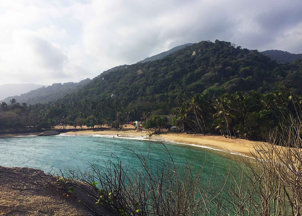 View of Cabo San Juan beach, Parque Tayrona View of Cabo San Juan beach, Parque Tayrona