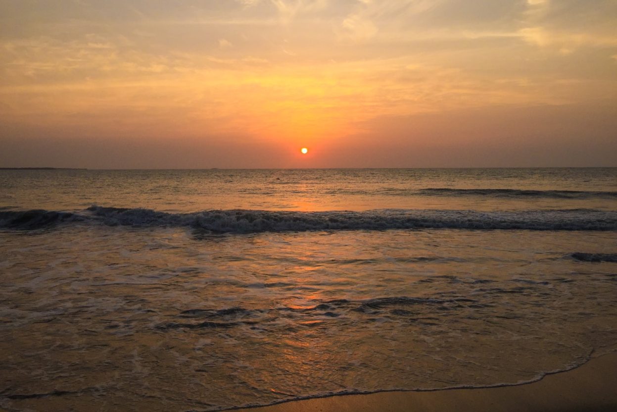 sunset colombia south america