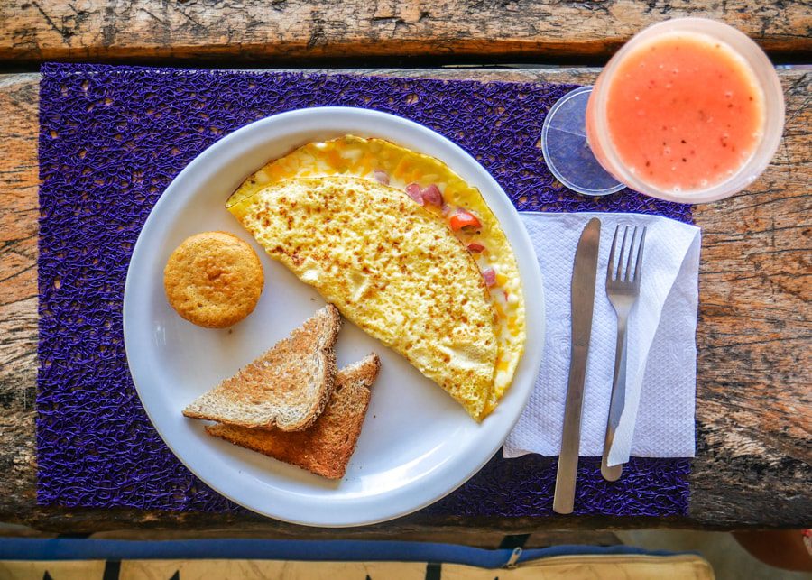 breakfast casa lajagua pedasi