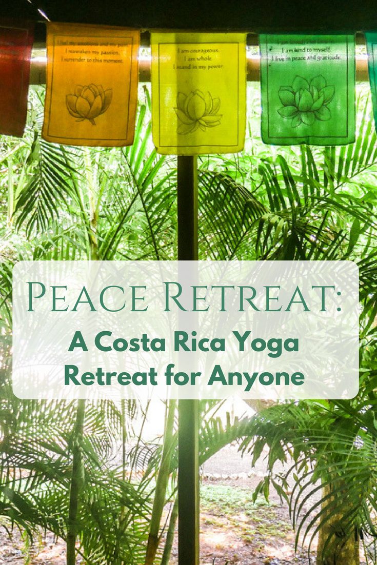 costa rica yoga retreat pin