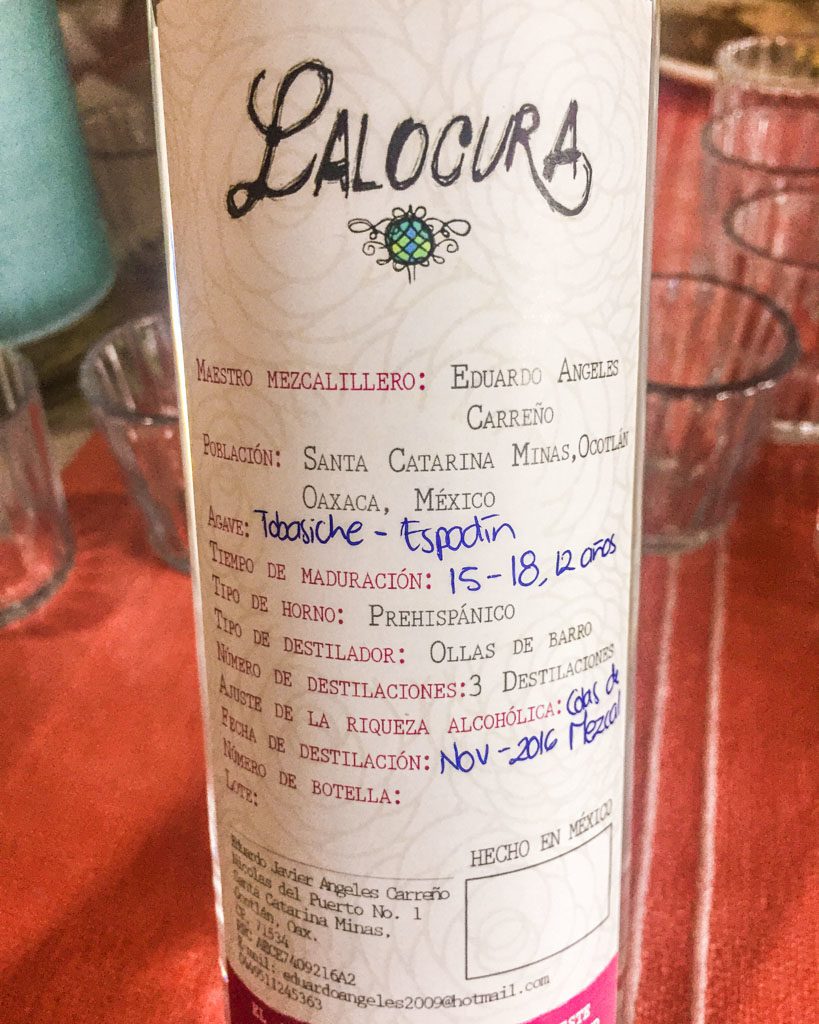 mezcal tasting lalocura oaxaca