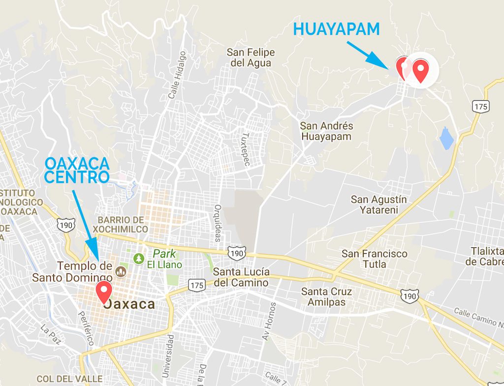 oaxaca tejate map full