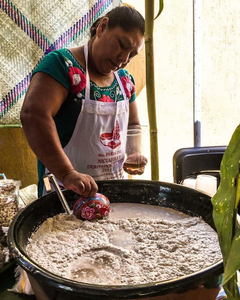 tejate clay pot oaxaca