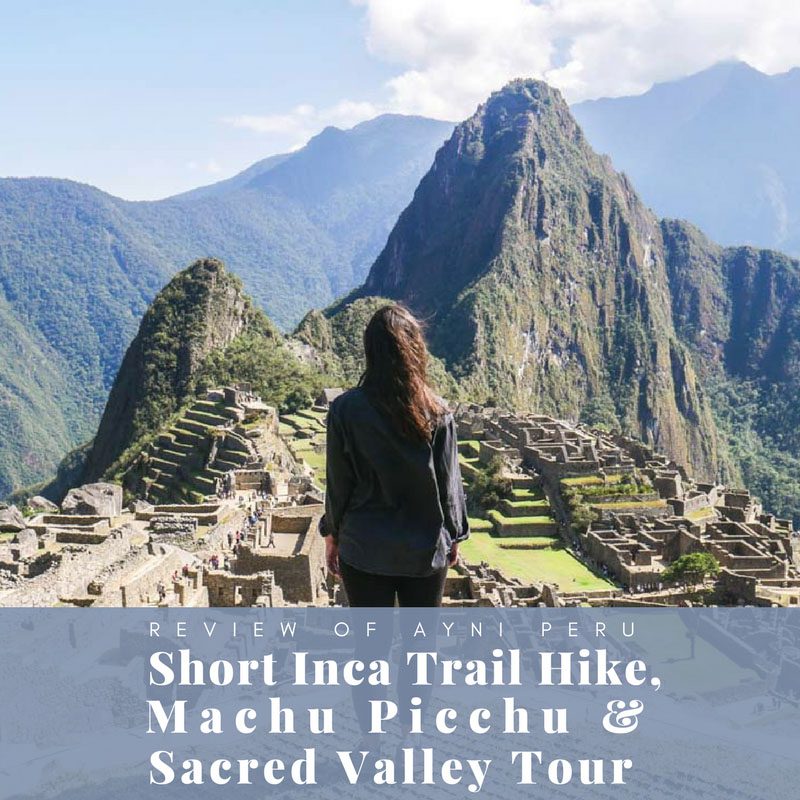 short inca trail machu picchu