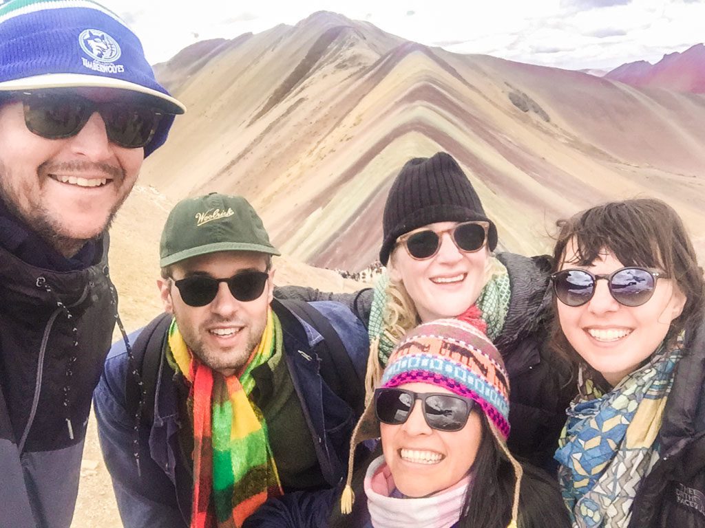 rainbow mountain trek