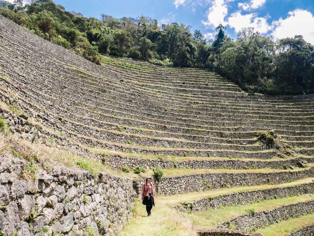 wiñay wayna ruins machu picchu