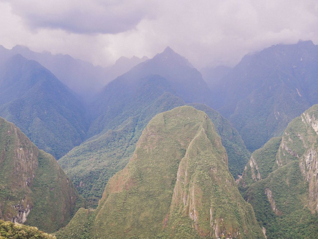 approaching storm machu picchu