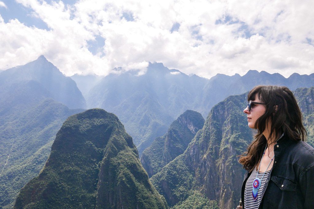 mountains at machu picchu