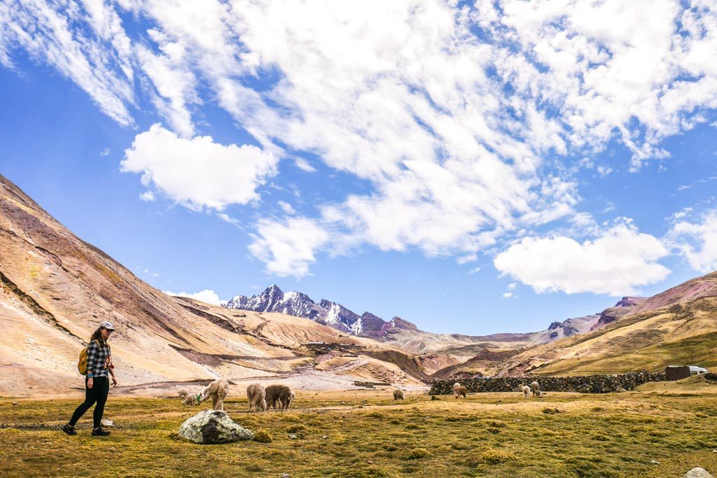 rainbow mountain range