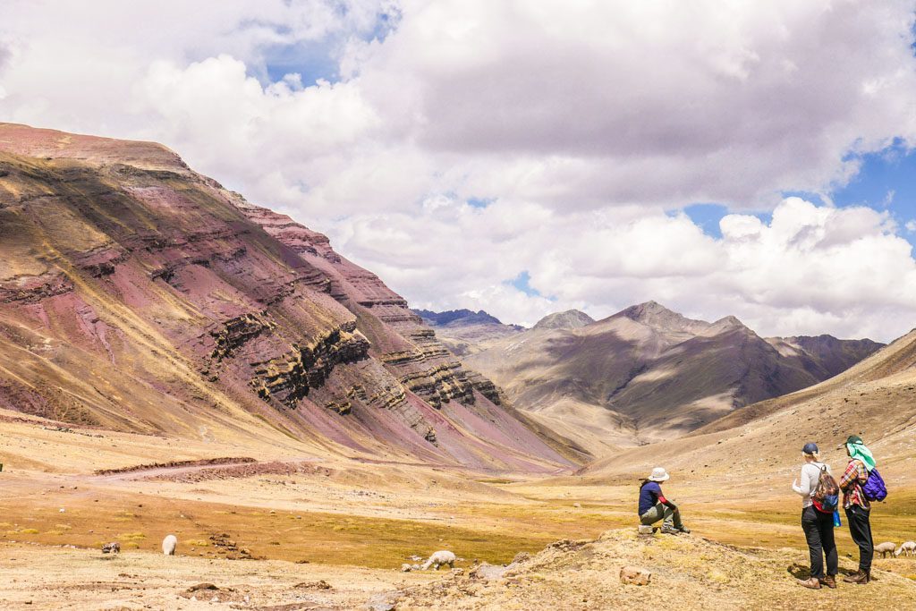 rainbow mountain hike