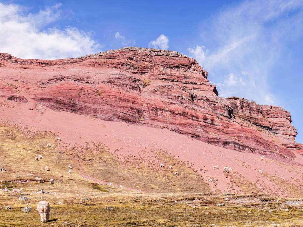 rainbow mountain scenery