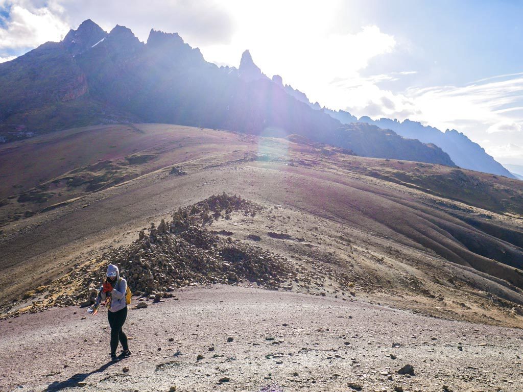 ausangate mountain range hike