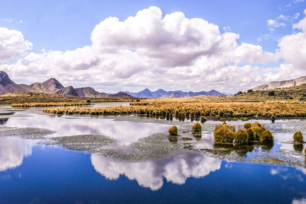 ausangate mountains lake