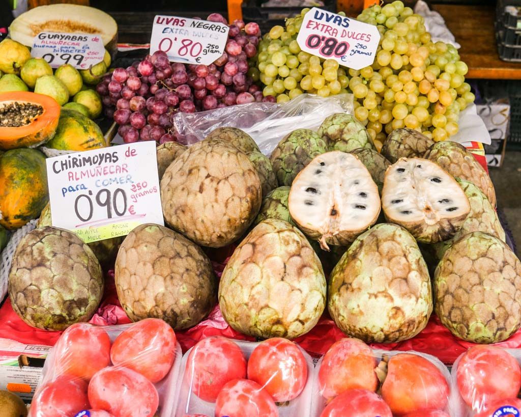 chirimoya fruit granada spain