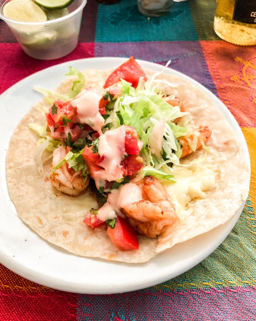 best tacos in puerto vallarta camaron shrimp