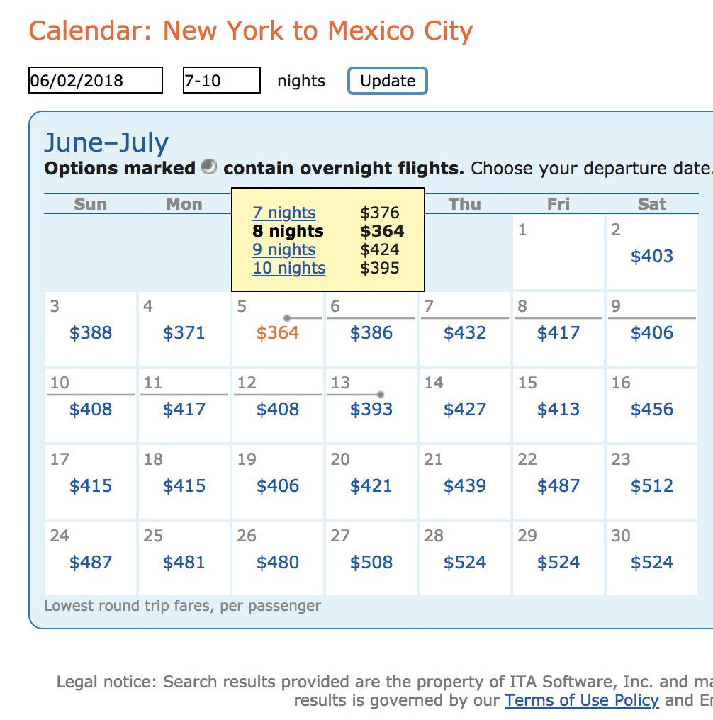 free flights searching ita matrix affordable flights