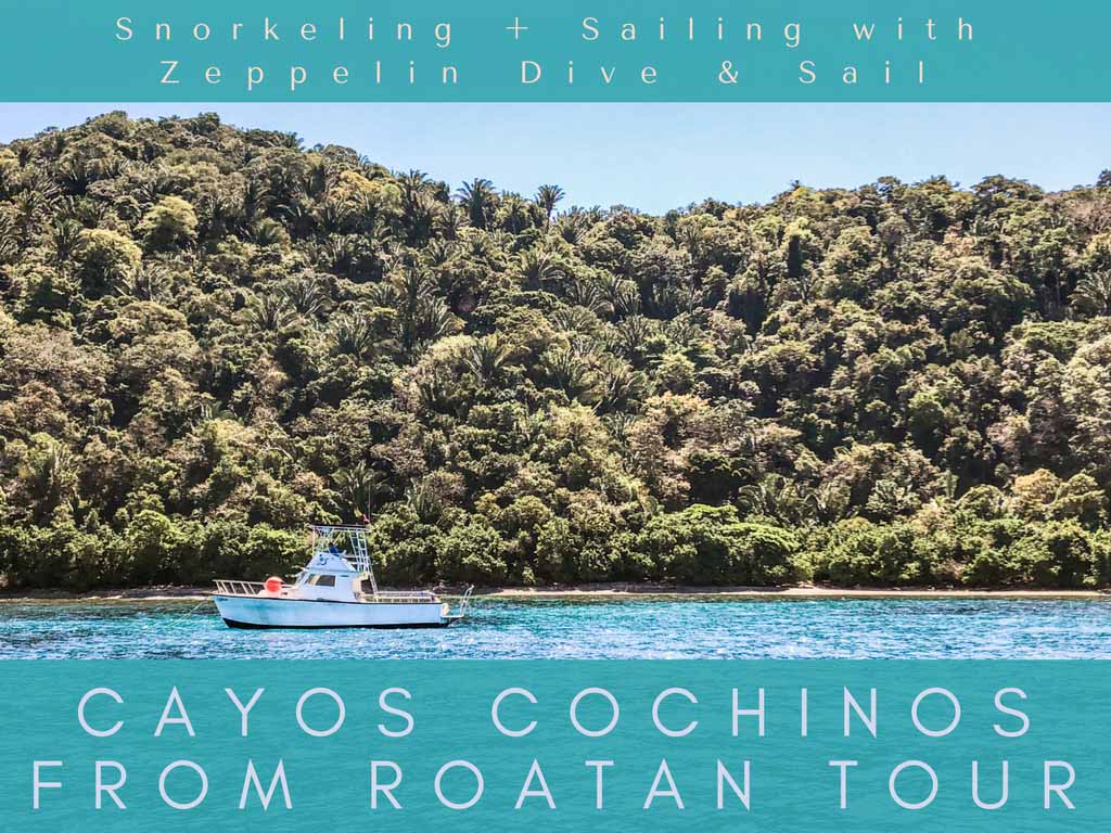 cayos cochinos from roatan tour header