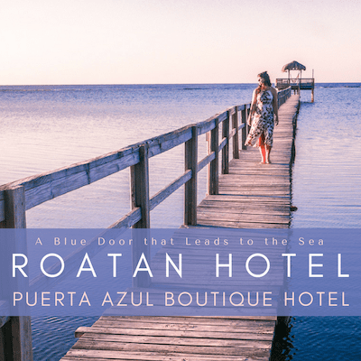 Roatan Hotel: Puerta Azul Boutique Hotel - A Blue Door That Leads to ...