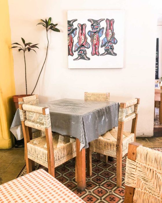 cabuche oaxaca dining room