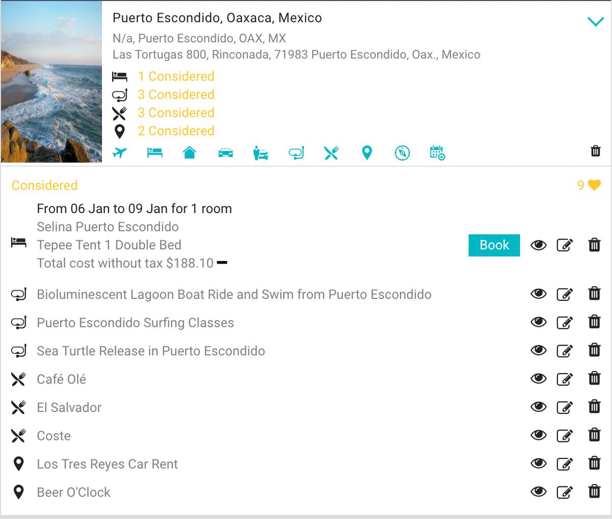 considered options relovate trip planning toolLR