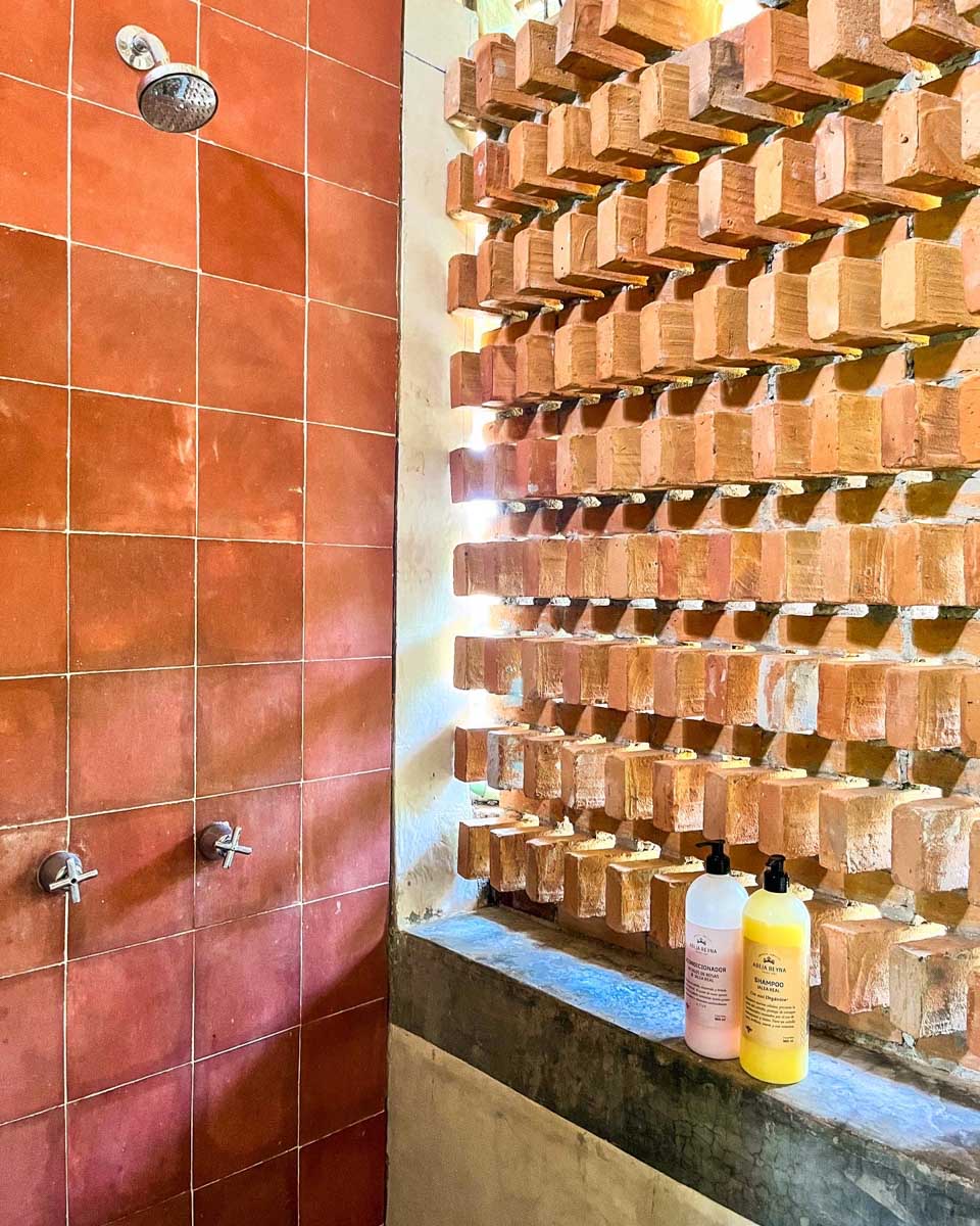 shower at casa guajira la punta