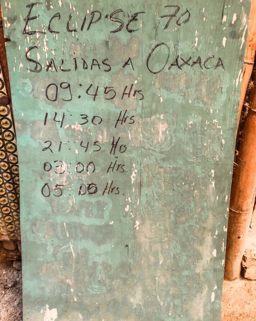 oaxaca to mazunte shuttle schedule in zipolite, zipolite to oaxaca