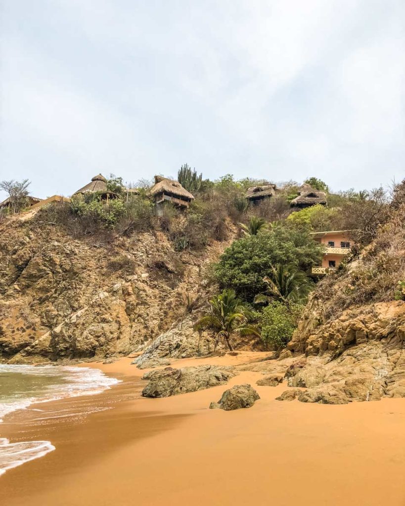 view of airbnbs in mazunte san agustinillo