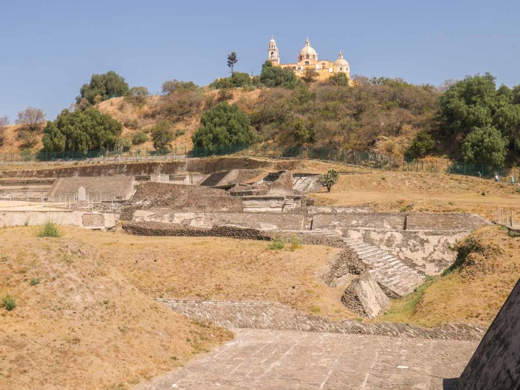 cholula pyramid puebla travel