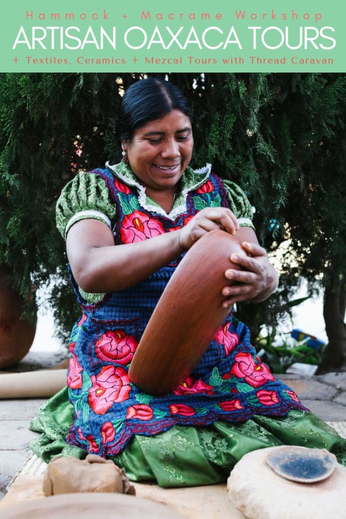 artisan oaxaca tours thread caravan hammock workshop pinterest pinLR