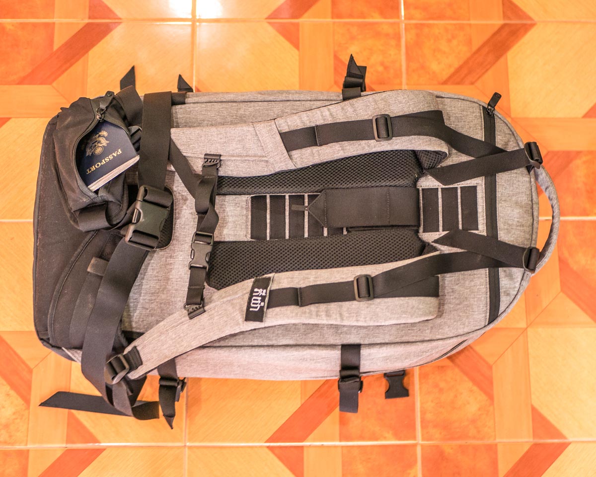 banana backpacks hidden hip pocket and straps Brooklyn Tropicali