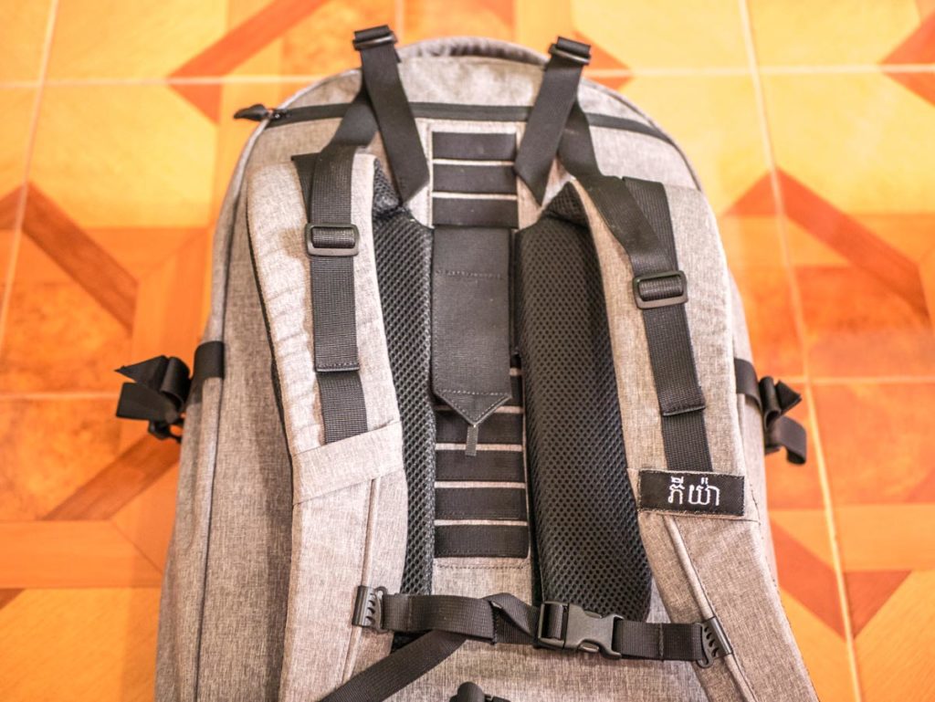 ethical backpack with quality straps