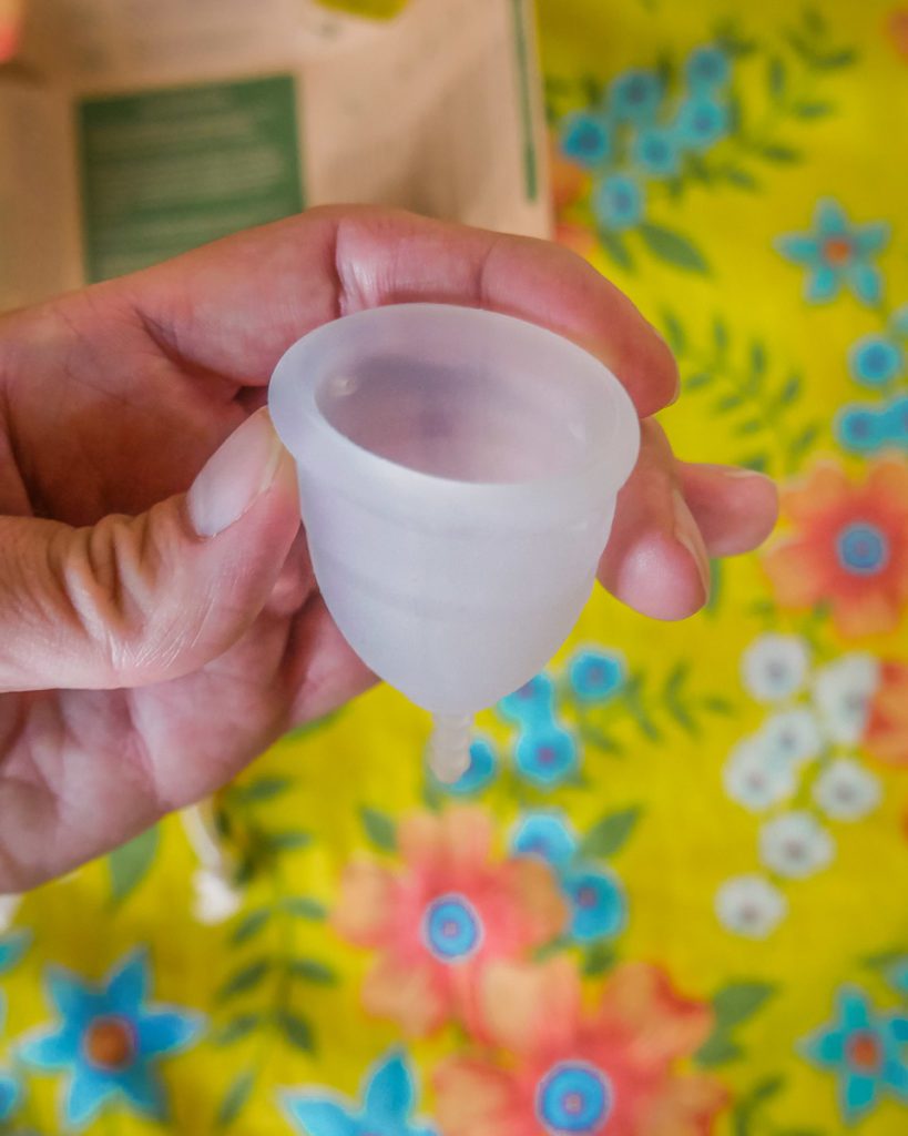 organicup reusable menstrual cup view