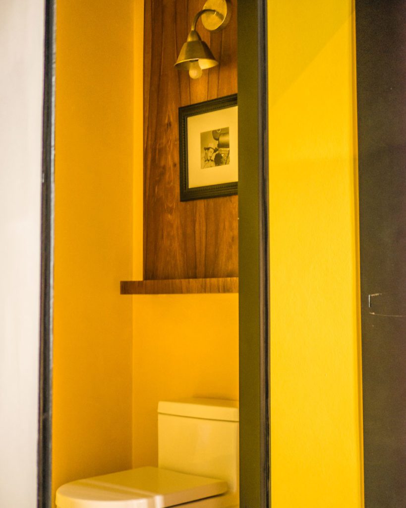 bathroom at dos casas boutique hotel